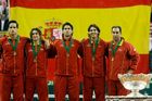 Vítězný španělský tým v Davis Cupu