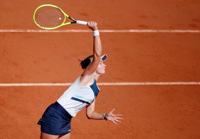 Barbora Krejčíková v osmifinále French Open 2021