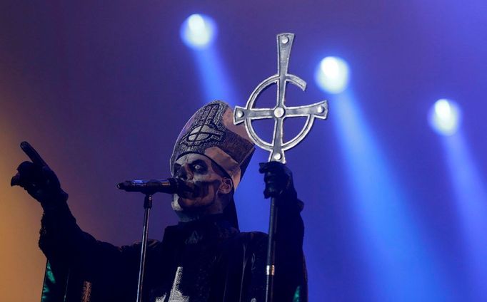 Papa Emeritus, singer of Swedish band Ghost B.C.,