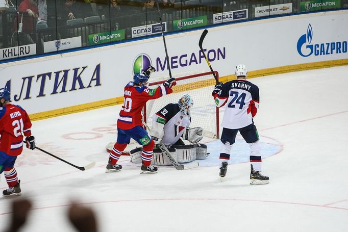 Duel KHL mezi HC Lev a Slovanem Bratislava