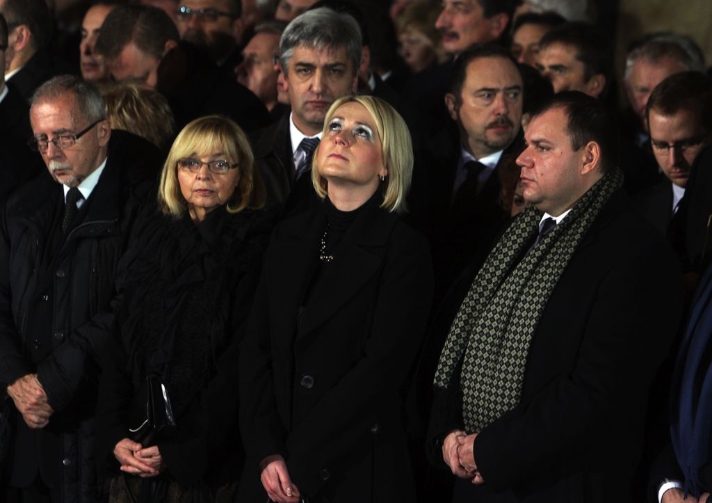 Smutečním ceremoniál ve Vladislavském sále