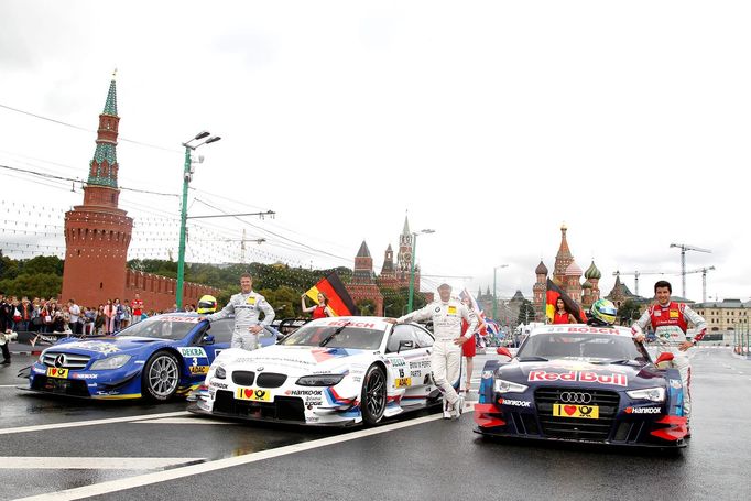 DTM Moskva 2013: Mike Rockenfeller, Andy Priaulx, Ralf Schumacher