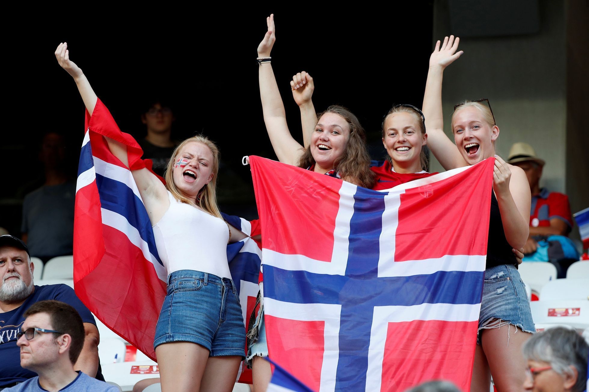 Fanoušci a fanynky na MS ve fotbale žen 2019: Norsko