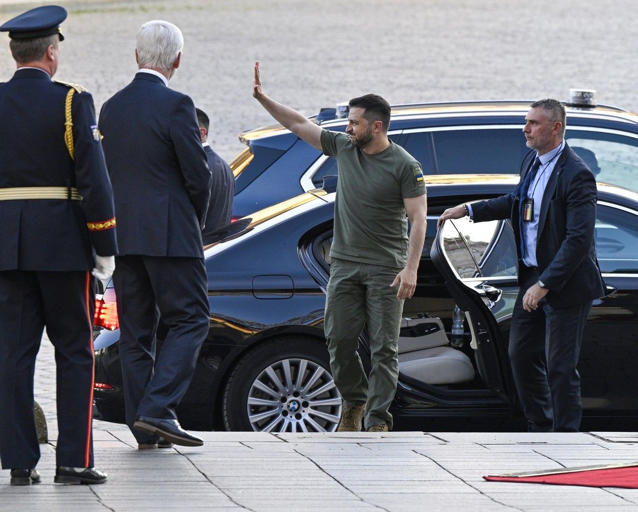 Volodymyr Zelenskyj, Petr Pavel, Praha