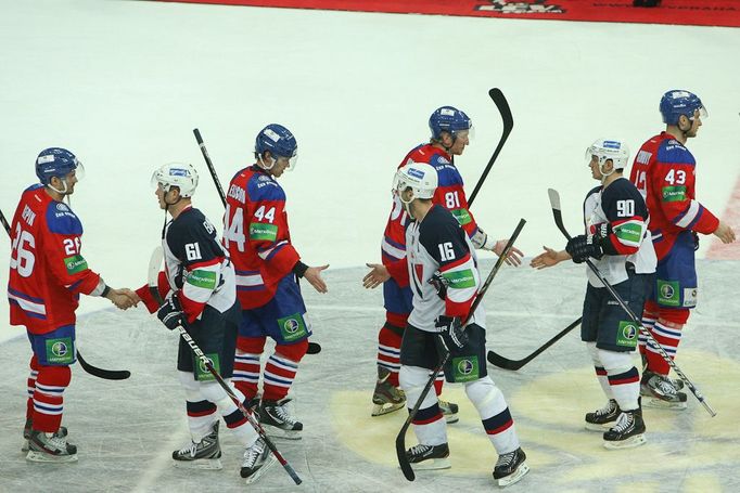 Duel KHL mezi HC Lev a Slovanem Bratislava