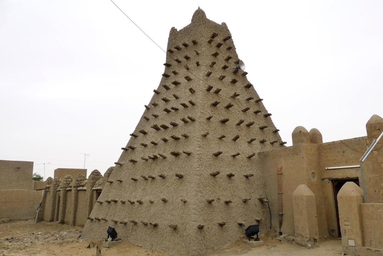 Památky v Timbuktu na severu Mali
