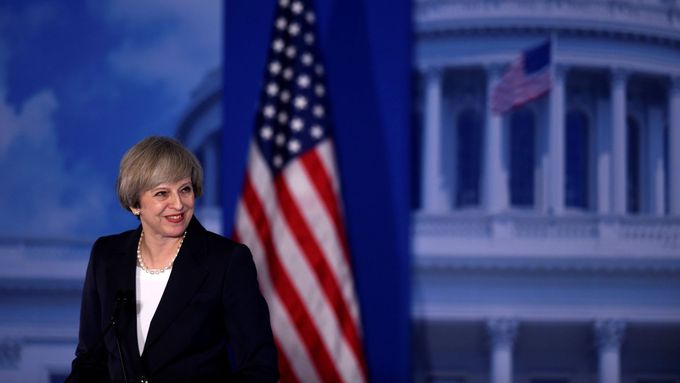 Britská premiérka Theresa Mayová v USA.