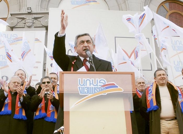 Volby v Arménii: Sarkisjan