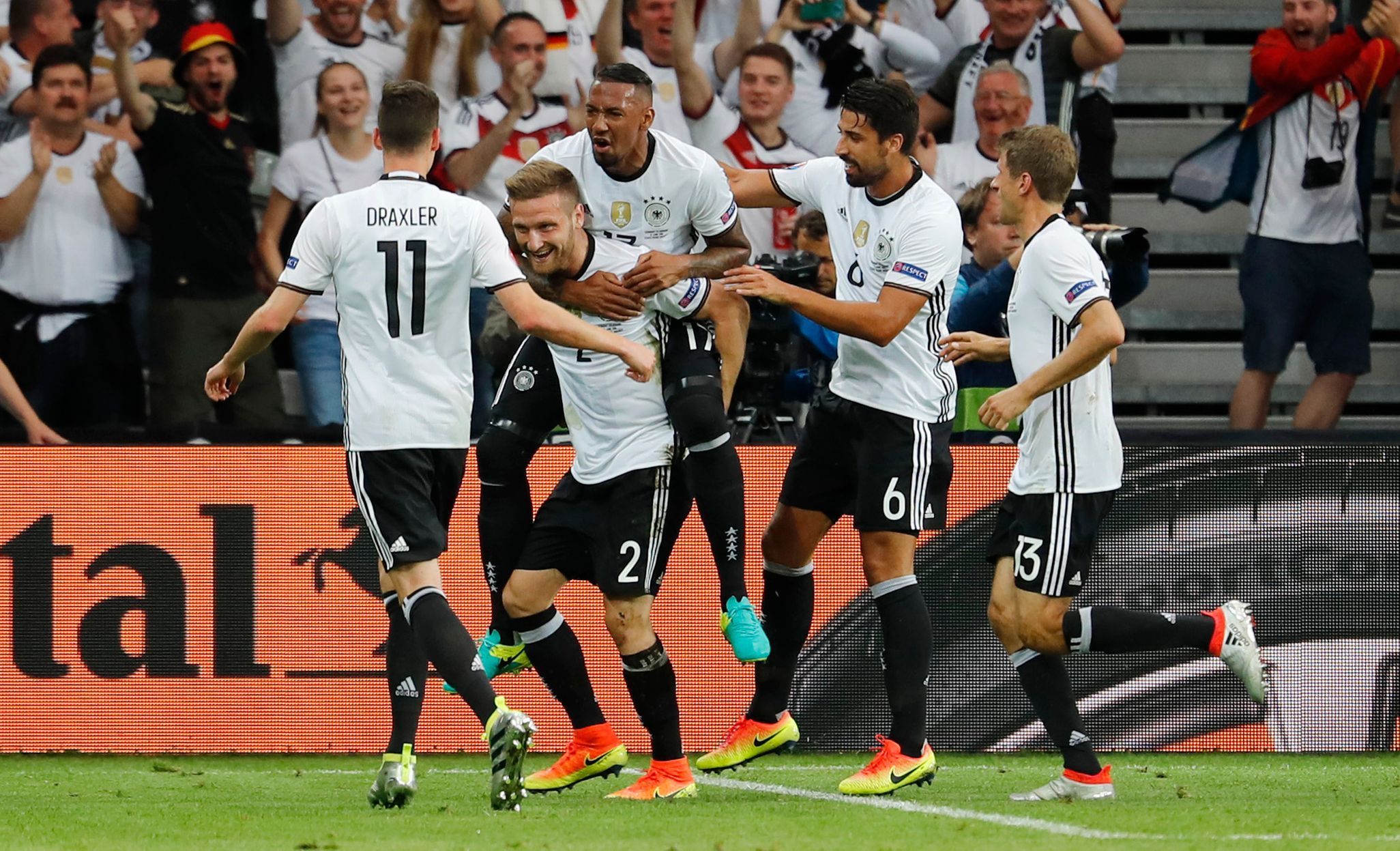 Euro 2016, Německo-Ukrajina: Němci slaví gól na 1:0