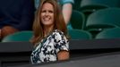 Kim Murray, wife of Andy Murray of Britain before his match against Roger Federer of Switzerland at the Wimbledon Tennis Championships in London, July 10, 2015. REUTERS/T