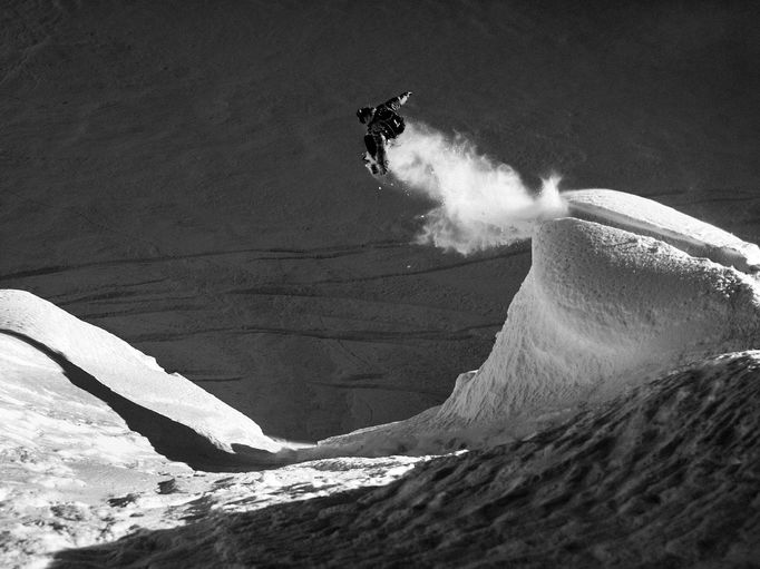 Michal Brouček: horské fotografie (snowboard, lyžování, horolezectví)