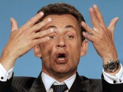 Nicolas Sarkozy - předvolební party