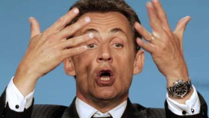 Nicolas Sarkozy - předvolební party