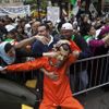Foto: Jak loutky Ahmadínežáda a Asada křepčily u OSN v New Yorku