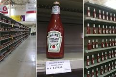 Supermarkety plné kečupu. Venezuelský režim se snaží maskovat potravinovou krizi
