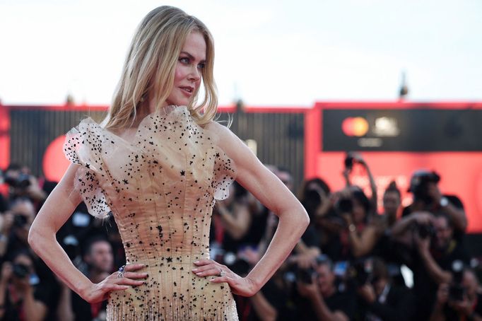 Nicole Kidman při benátské premiéře filmu Babygirl.