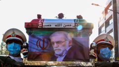 V pondělí se na severu Teheránu konal pohřeb Mohsena Fachrízádeha.