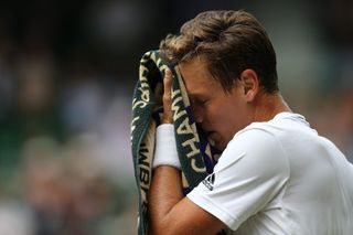 Tomáš Berdych v semifinále Wimbledonu 2016