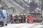Ze čtyř zraněných po výbuchu domu v Koryčanech leží tři v nemocnici.