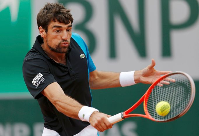 Francouz Jeremy Chardy na French Open 2013