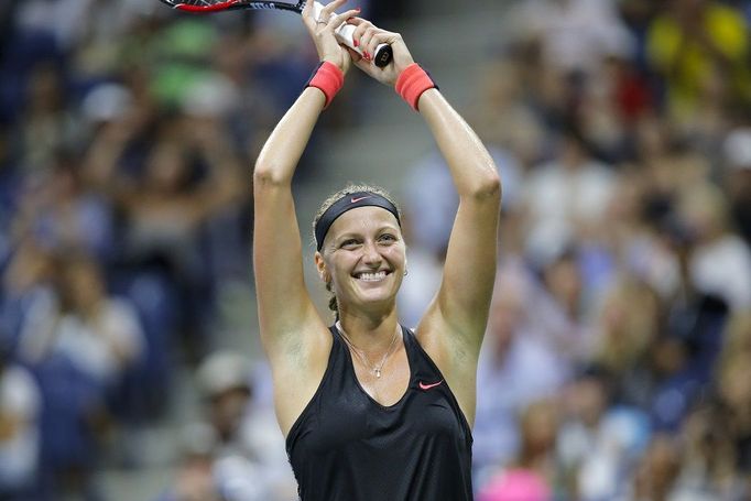 Petra Kvitová po postupu do čtvrtfinále US Open 2015