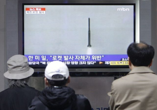 Severní Korea raketa