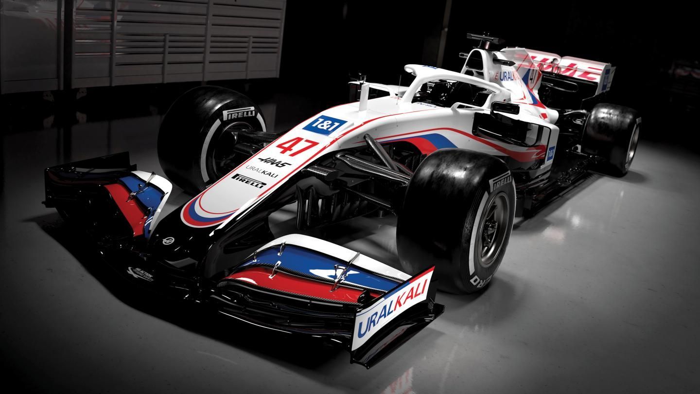 Nový monopost Haas VF-21 pro sezonu 2021