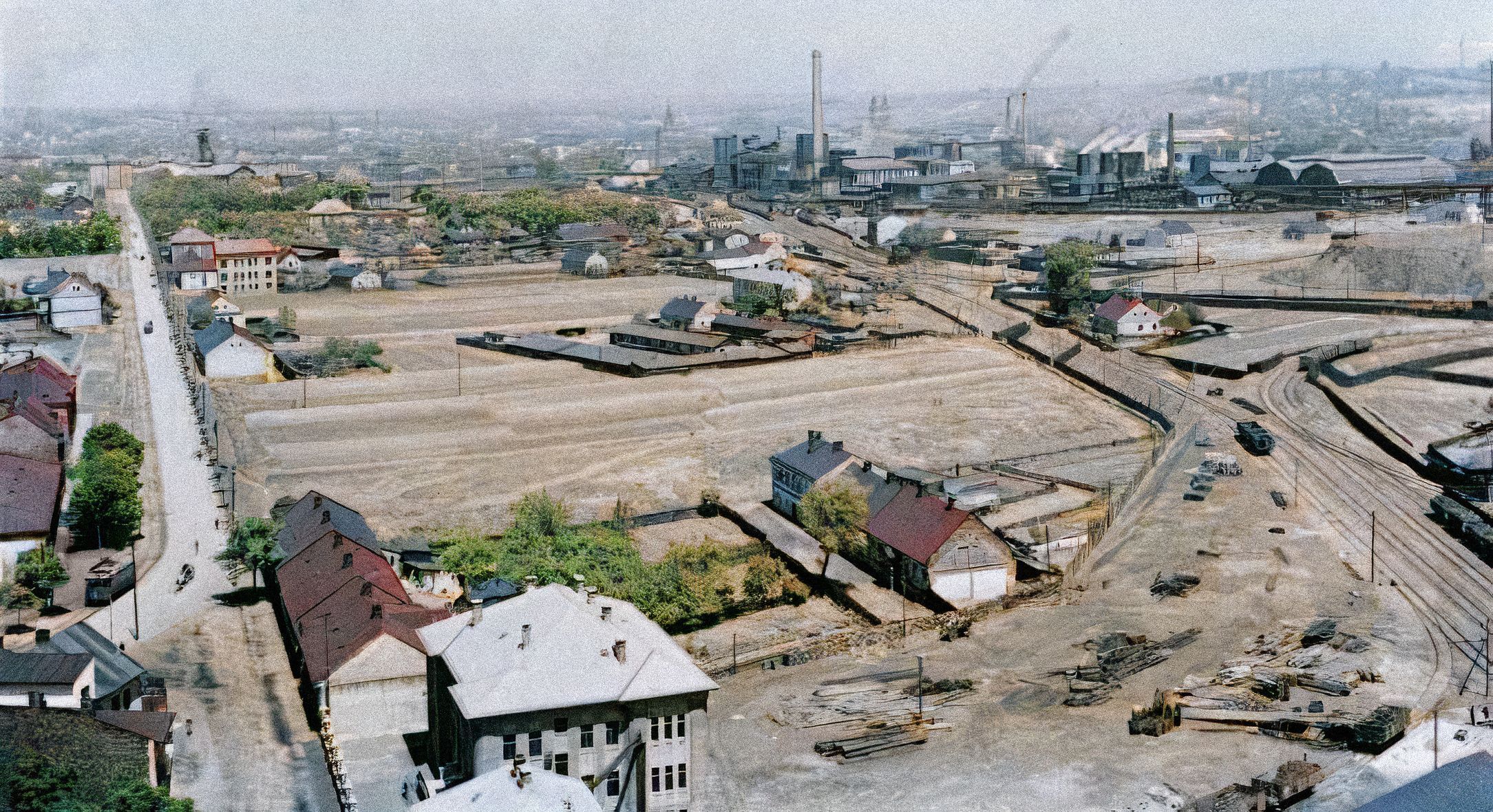 Ostrava, 100 let, obarvené fotografie, Domácí