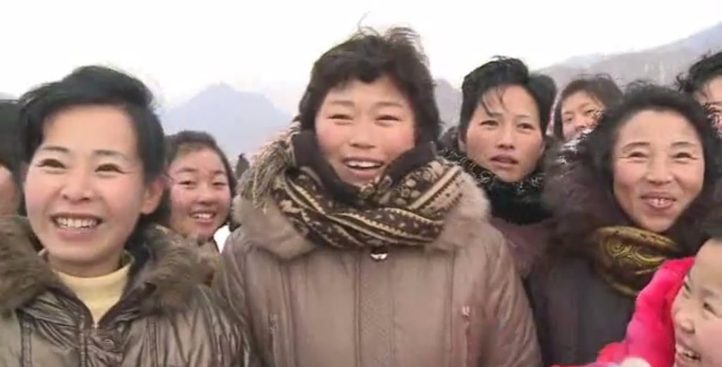 Slavnostní otevření ski areálu v Severní Korey