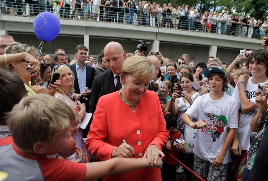 Prázdniny politků 2010: Angela Merkel