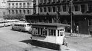 Autobusové nádraží Florenc, rok 1948.