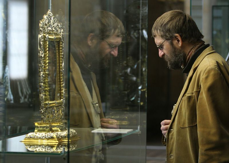 Výstava korunovačních klenotů ve Vladislavském sále