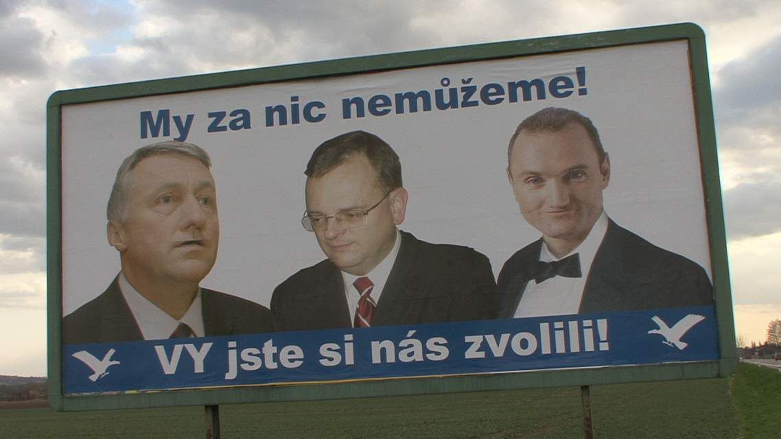 Billboard Antikampaň ODS