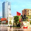Albánie, Tirana, cestování, kultura, murál