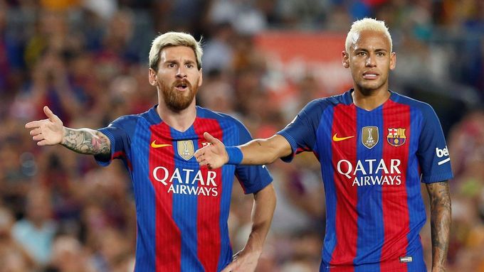 Lionel Messi a Neymar.