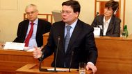 Konference "50 let od římských smluv: úspěchy a výzvy pro Evropskou unii" - místopředseda vlády pro evropské záležitosti Alexandr Vondra přítomným vysvětlil, proč za úspěch evropské integrace vděčíme Američanům.