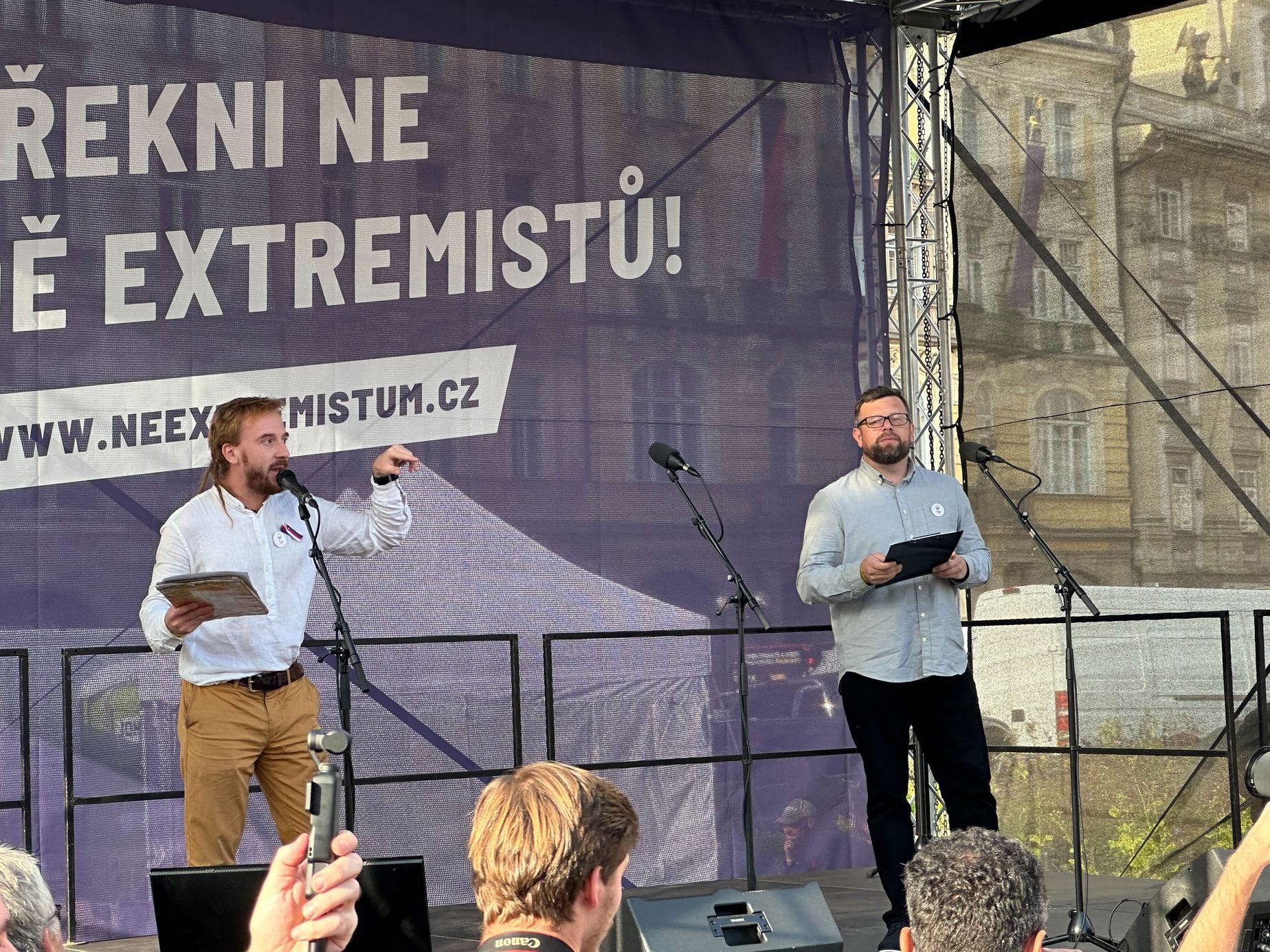 Demonstrace Milion chvilek Staroměstské náměstí