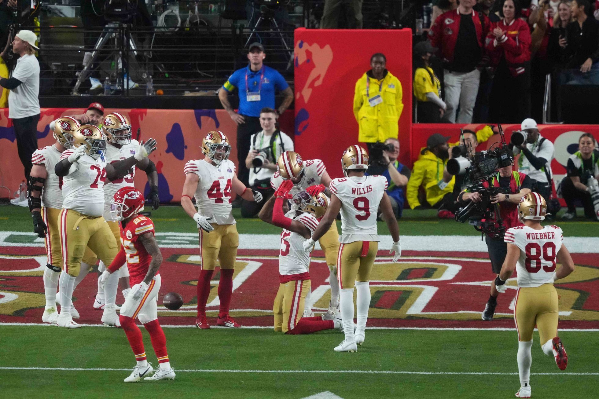 Super Bowl LVIII: smutní hráči San Francisco 49ers