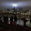 Světelné sloupy - WTC - 10. výročí