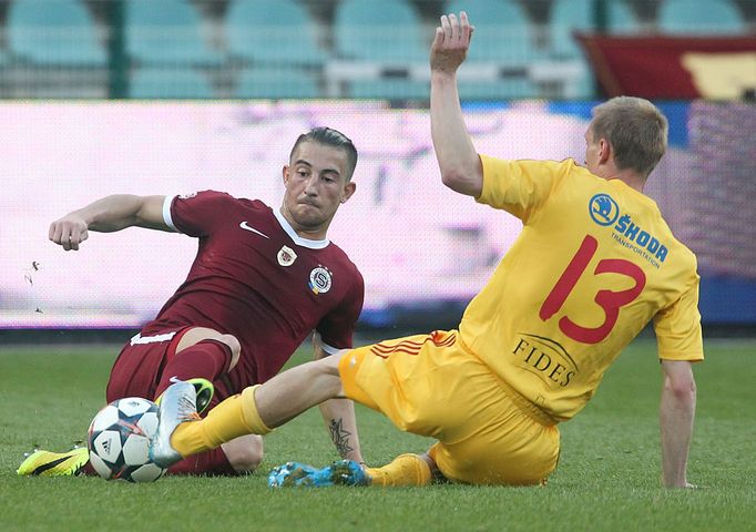 GL, Dukla-Sparta: Tomáš Berger (13) - Lukáš Vácha (6)