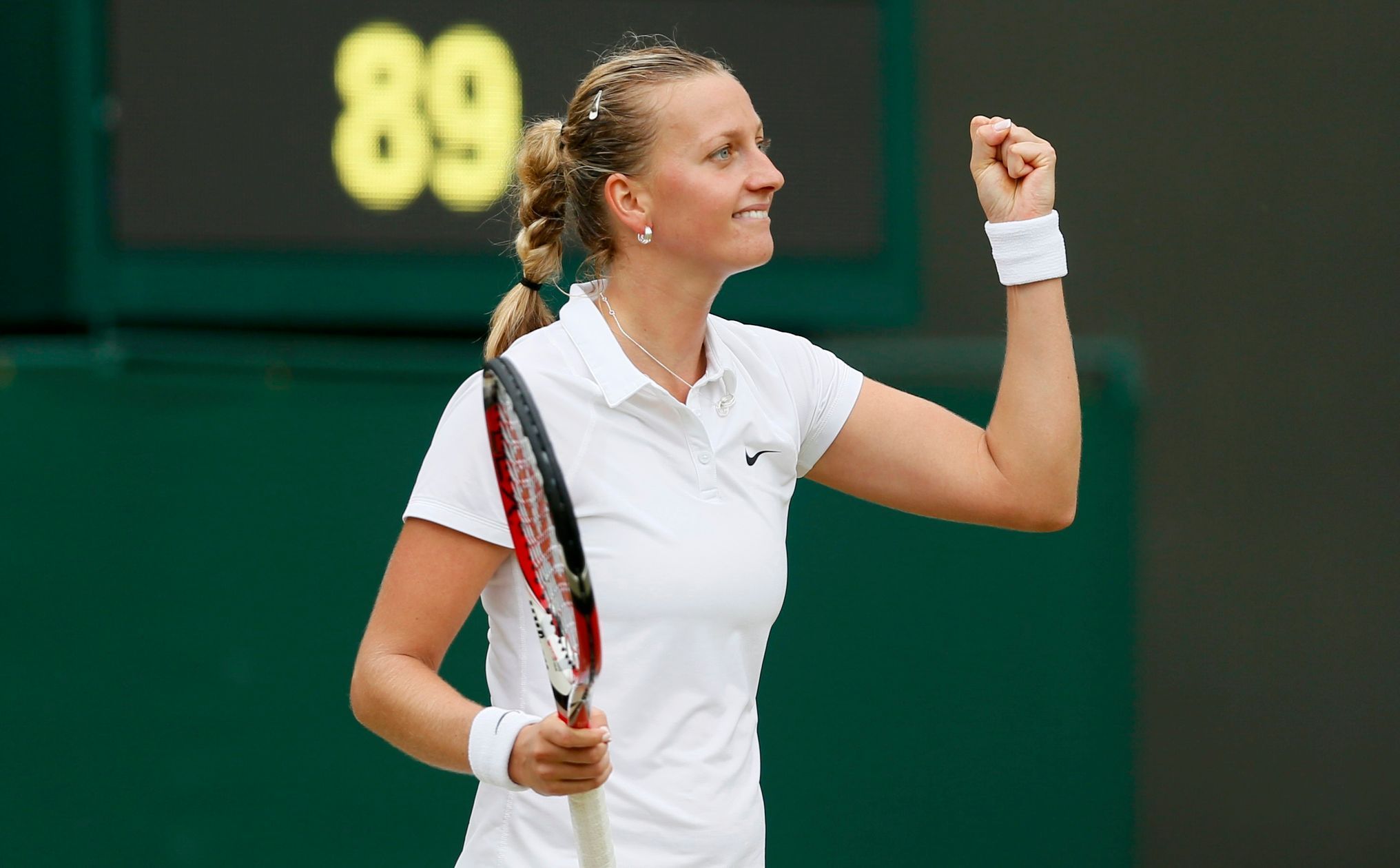 Petra Kvitová postoupila do čtvrtfinále Wimbledonu 2014