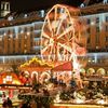 Vánoce osvětlení výzdoba trh Drážďany