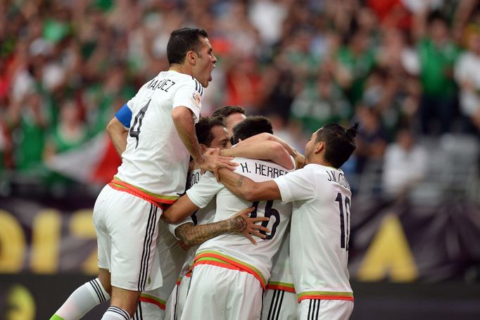 Copa América 2016, Mexiko Uruguayi. Radost mexických fotbalistů