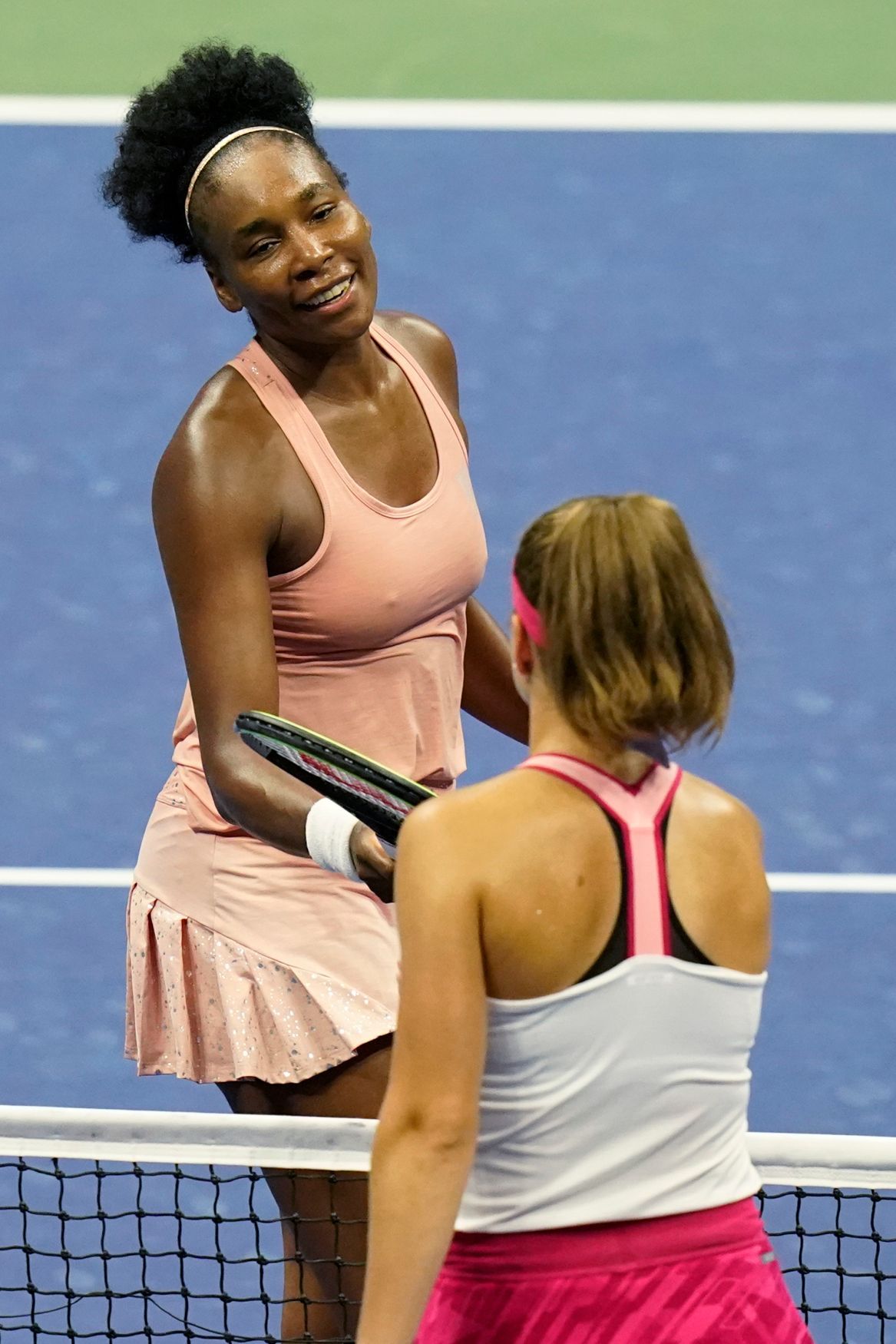US Open 2020, 2. den (Venus Williamsová, Karolína Muchová)