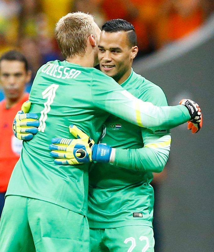 MS 2014, Brazílie-Nizozemsko: Jasper Cillessen a Michel Vorm