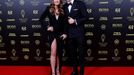 Soccer Football - The Ballon d’Or awards - Theatre du Chatelet, Paris, France - December 2, 2019   Poland's Robert Lewandowski and his wife Anna Lewandowska arrive   REUT