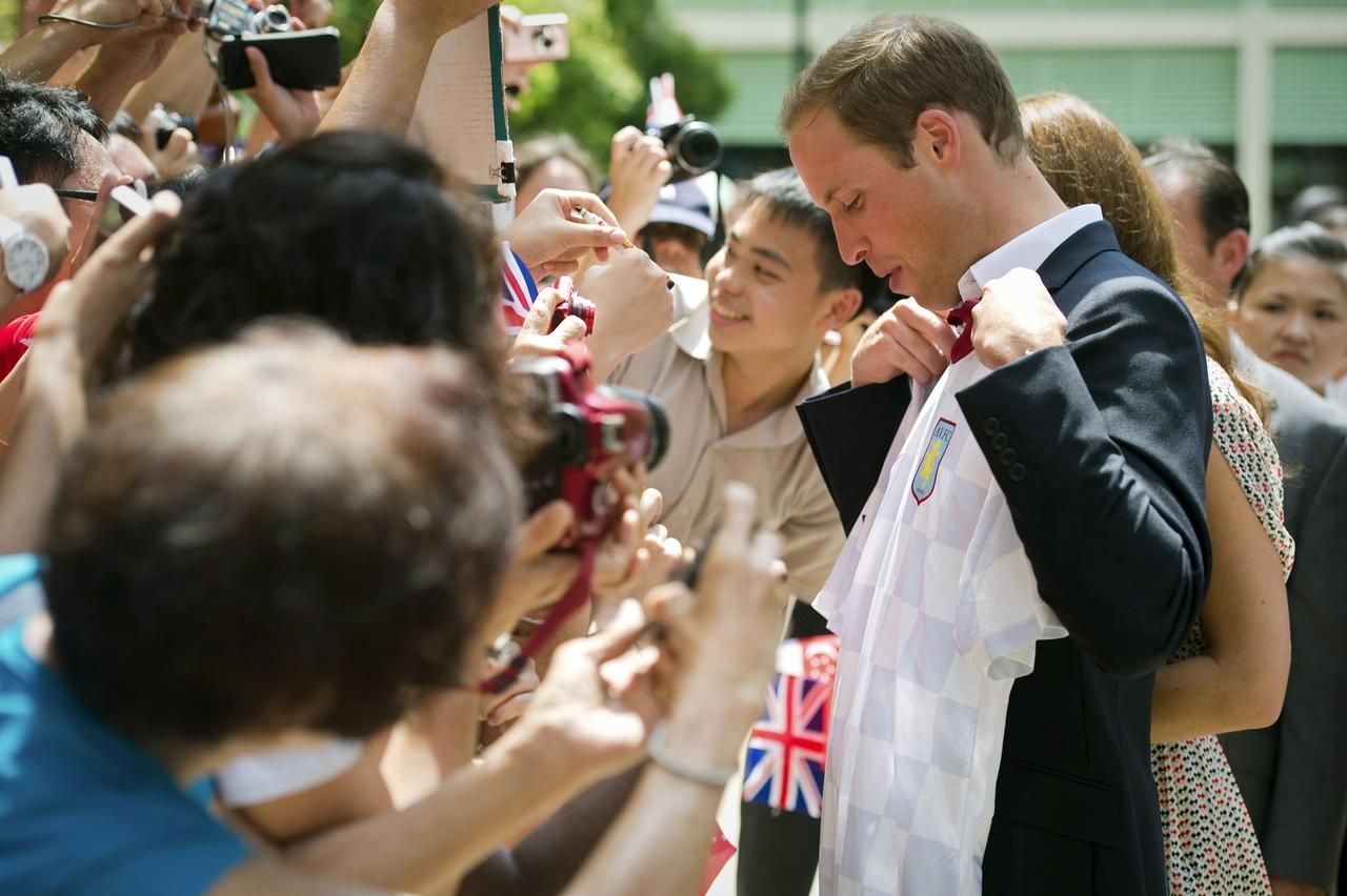 Kate a William na výletě v Singapuru