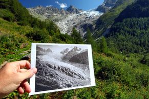 Před sto lety a dnes: Švýcarské ledovce mizí před očima, odhady jsou alarmující