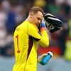 Zklamaný Manuel Neuer po zápase MS 2022 Kostarika - Německo