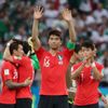 Smutní Jihokorejci v zápase Jižní Korea - Mexiko na MS 2018
